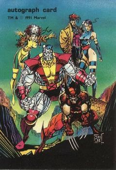1991 Comic Images X-Men - Autographs #NNO Jim Lee Front