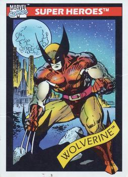 1991 Impel Marvel Universe II Toy Biz Promos #NNO Wolverine Front