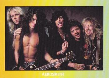 1991 Brockum Rock Cards - Promos #18 Aerosmith Front