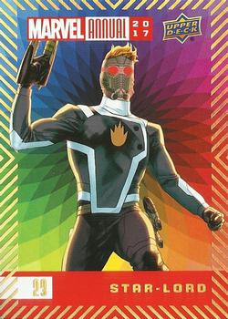 2017 Upper Deck Marvel Annual - Color Wheel Foil #23 Star-Lord Front