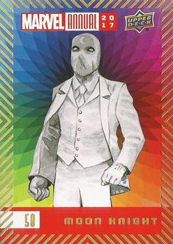 2017 Upper Deck Marvel Annual - Color Wheel Foil #58 Moon Knight Front