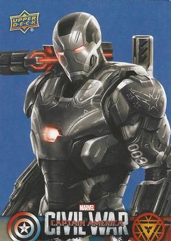 2016 Upper Deck Captain America Civil War (Walmart) #CW10 (War Machine)                               In the years that they have known each other Front