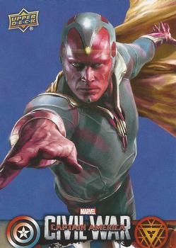 2016 Upper Deck Captain America Civil War (Walmart) #CW23 (Vision)                                    Vision carries the Mind Stone on his forehead Front