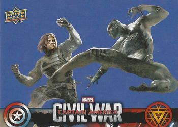 2016 Upper Deck Captain America Civil War (Walmart) #CW37 (Winter Soldier vs. Black Panther)          Even the retired and hidden players join the fight Front
