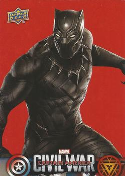 2016 Upper Deck Captain America Civil War (Walmart) #CW5 (Black Panther) Black Panther comes from Wakanda, an African Front
