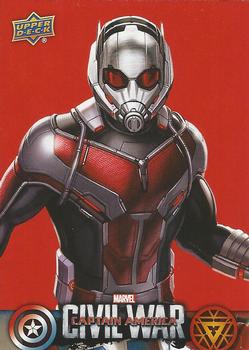 2016 Upper Deck Captain America Civil War (Walmart) #CW8 (Ant-Man) After stopping a threat from spreading worldwide Front