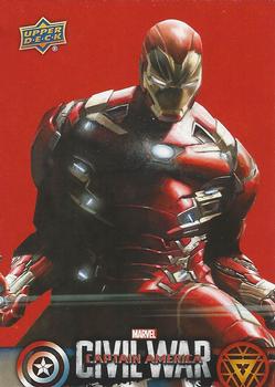 2016 Upper Deck Captain America Civil War (Walmart) #CW33 (Iron Man) Iron Man had retired to focus on research and his Front