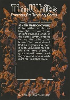 1994 FPG Tim White Fantasy Art #3 The Mask of Cthulhu Back