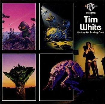 1994 FPG Tim White Fantasy Art #Deluxe 15 Oversized Promo Front