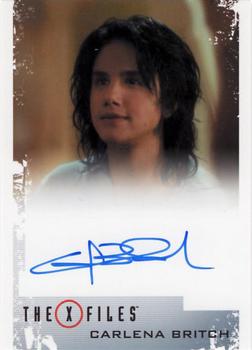 2018 Rittenhouse X-Files Seasons 10 & 11 - Autographs #NNO Carlena Britch Front