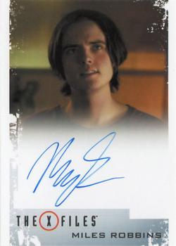 2018 Rittenhouse X-Files Seasons 10 & 11 - Autographs #NNO Miles Robbins Front
