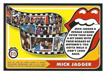 2006 RST The Rolling Stones #015 Mick Jagger: Mick Jagger & reggae legend Peter Tosh... Back