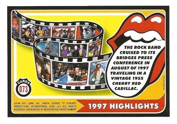 2006 RST The Rolling Stones #073 1997 Highlights: The rock band cruised to its... Back