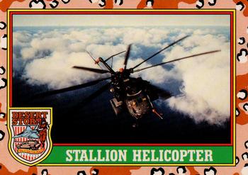 1991 Topps Desert Storm (UK) #8 Stallion Helicopter Front