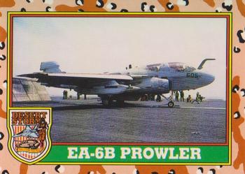 1991 Topps Desert Storm (UK) #35 EA-6B Prowler Front