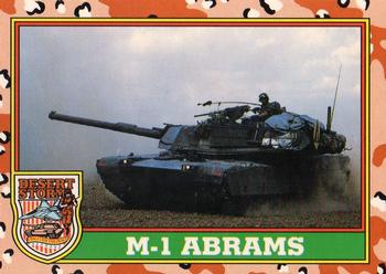 1991 Topps Desert Storm (UK) #43 M-1 Abrams Front
