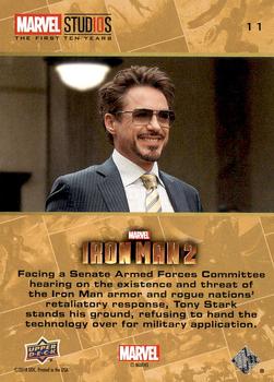 2019 Upper Deck Marvel Studios The First Ten Years #11 Hearing Back