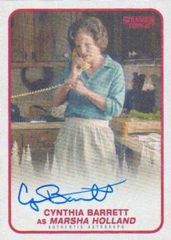 2018 Topps Stranger Things - Autographs #A-MH Cynthia Barrett Front