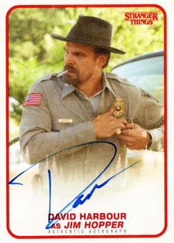 2018 Topps Stranger Things - Autographs #A-JH David Harbour Front