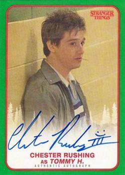 2018 Topps Stranger Things - Autographs Green #A-TH Chester Rushing Front