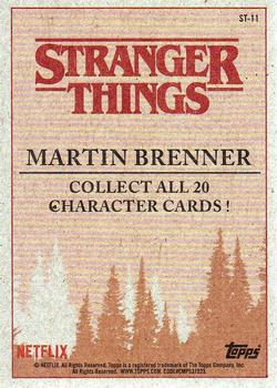 2018 Topps Stranger Things - Character Cards #ST-11 Martin Brenner Back