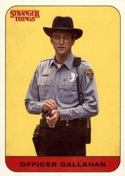 2018 Topps Stranger Things - Character Stickers #16 Officer Callahan Front
