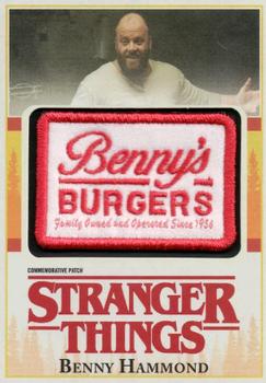 2018 Topps Stranger Things - Commemorative Patch #P-BN Benny Hammond Front