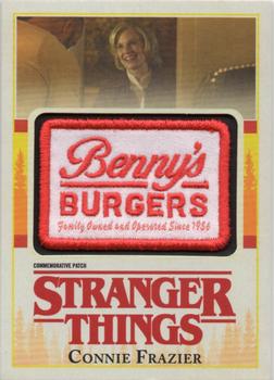 2018 Topps Stranger Things - Commemorative Patch #P-FR Connie Frazier Front
