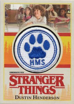 2018 Topps Stranger Things - Commemorative Patch #P-DH Dustin Henderson Front