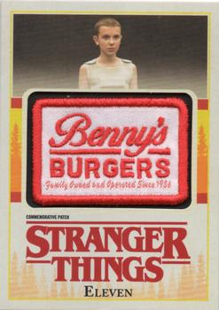 2018 Topps Stranger Things - Commemorative Patch #P-EV Eleven Front