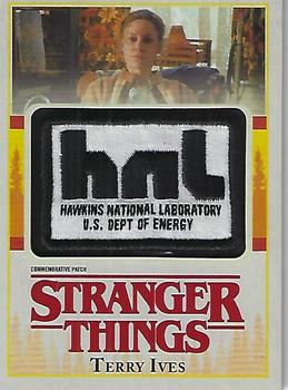 2018 Topps Stranger Things - Commemorative Patch #P-TI Terry Ives Front