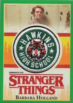 2018 Topps Stranger Things - Commemorative Patch Green #NNO Barbara Holland Front