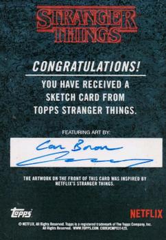 2018 Topps Stranger Things - Sketch Artists #NNO Can Baran Back