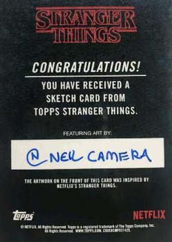 2018 Topps Stranger Things - Sketch Artists #NNO Neil Camera Back
