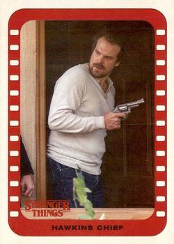 2018 Topps Stranger Things - Scenes Stickers #2 Hawkins Chief Front