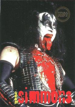1997 Cornerstone Kiss Series One - Alive Worldwide Tour Gold Foil #J9 Gene Simmons Front