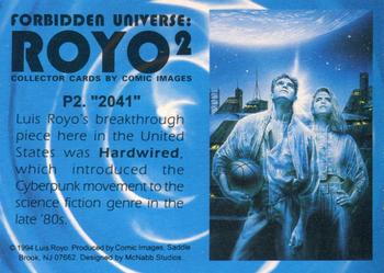 1994 Comic Images Luis Royo 2: Forbidden Universe - Prism Chase #P2 