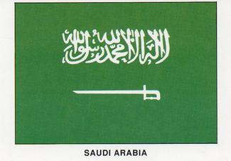 1991 Topps Desert Storm (UK) - Stickers #NNO Saudia Arabia Front