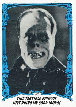 1980 Topps You'll Die Laughing Creature Feature #37 This Terrible Haircut Just Ruins My Good Looks! Front