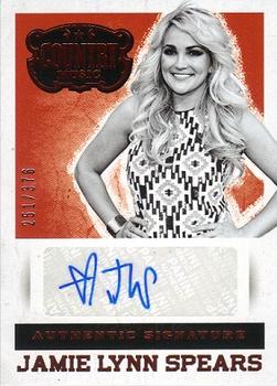 2014 Panini Country Music - Signatures #S-JLS Jamie Lynn Spears Front