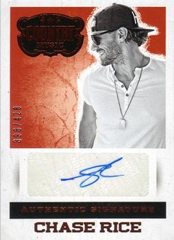 2014 Panini Country Music - Signatures #S-CR Chase Rice Front
