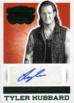 2014 Panini Country Music - Signatures Gold #S-TH Tyler Hubbard Front