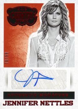 2014 Panini Country Music - Signatures Red #S-JN Jennifer Nettles Front