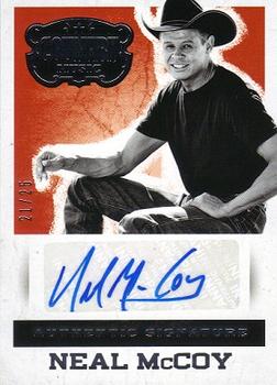 2014 Panini Country Music - Signatures Silver #S-NMC Neal McCoy Front
