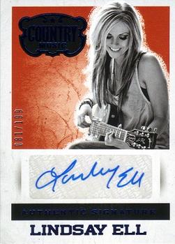 2014 Panini Country Music - Signatures Blue #S-LE Lindsay Ell Front