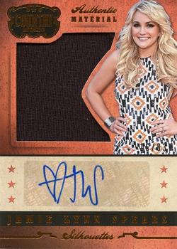 2014 Panini Country Music - Silhouette Signature Materials #SI-JLS Jamie Lynn Spears Front