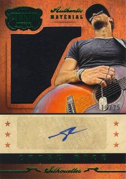 2014 Panini Country Music - Silhouette Signature Materials Silver #SI-CR Chase Rice Front