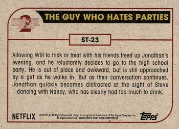 2019 Topps Stranger Things Series 2 #ST-23 The Guy Who Hates Parties Back