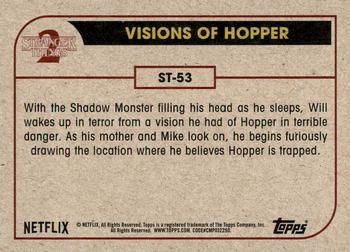 2019 Topps Stranger Things Series 2 #ST-53 Visions of Hopper Back