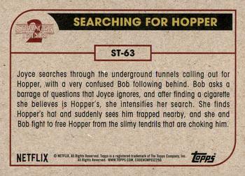 2019 Topps Stranger Things Series 2 #ST-63 Searching for Hopper Back